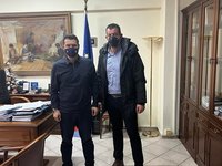 Συνάντηση με τον Γενικό Γραμματέα Αγροτικής Πολιτικής και Διαχείρισης Κοινοτικών Πόρων του Υπ.Α.Α.Τ κ. Κώστα Μπαγινέτα