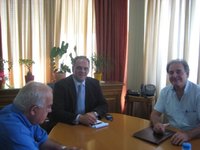 Συνάντηση  του  Προεδρείου της Πανελλήνιας Ένωσης Οργανώσεων Πτηνοτρόφων Παραγωγών με  τον Αναπληρωτή Υπουργό  Παραγωγικής Ανασυγκρότησης κ. Δημήτρη Μελά.